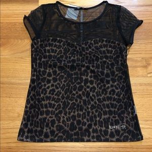 Bebe sport leopard shirt